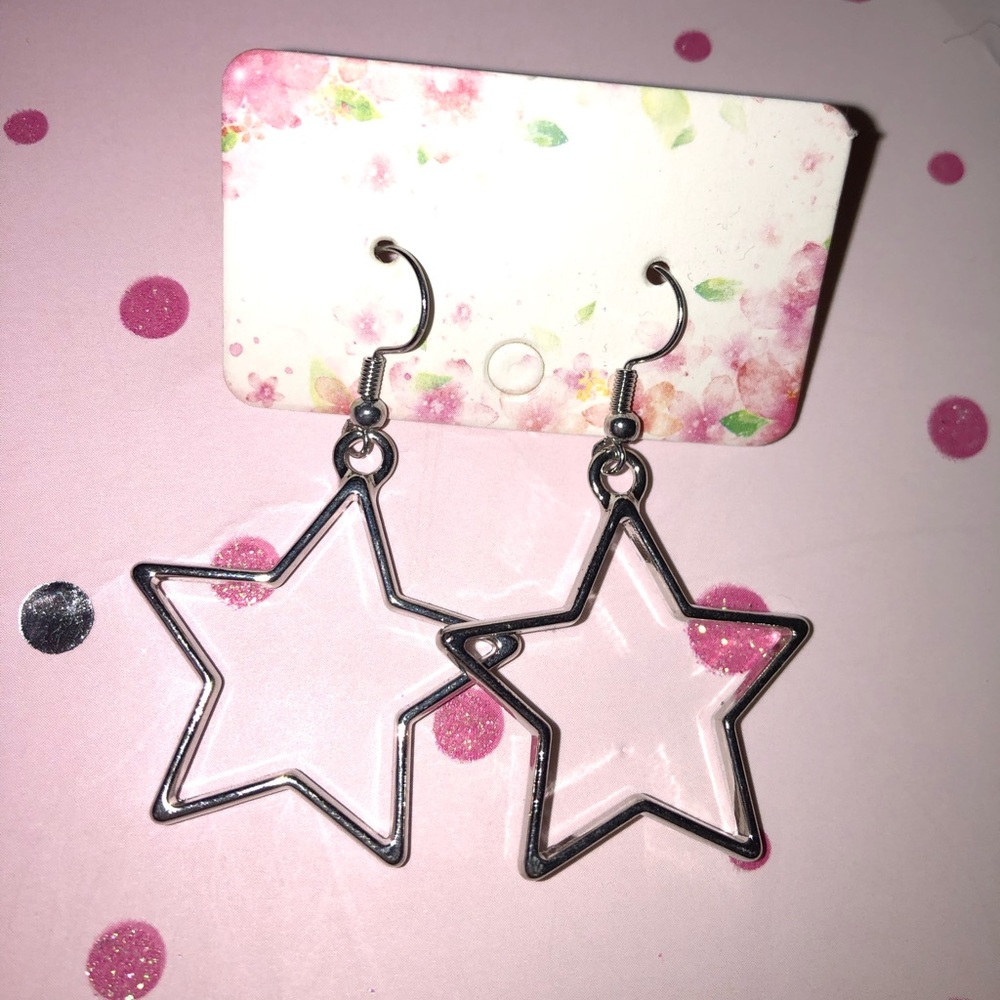 Star silver dangles